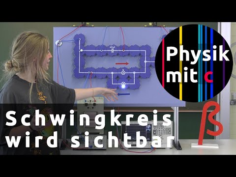 Experiment zum elektromagnetischen Schwingkreis