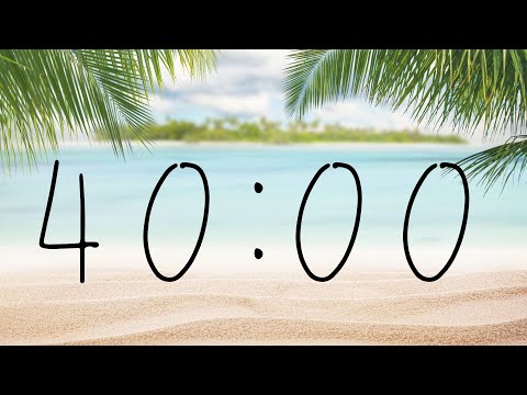 40 Minute Relaxing Beach Timer