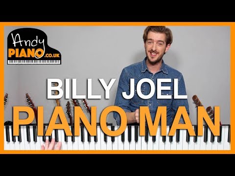 Piano Man - Billy Joel Piano Tutorial - How to play songs