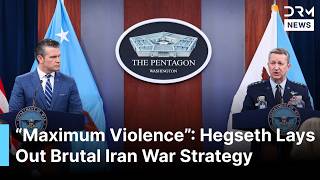 FULL PRESSER: Hegseth, Caine War Iran of “Maximum Violence” as Fragile Ceasefire Continues | AC1G