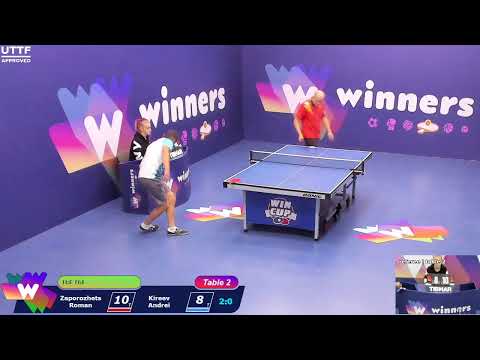 WINners CUP table 2  21.09 Zaporozhets Roman - Kireev Andrei  18:00
