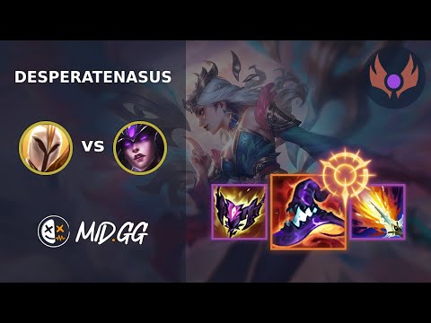 MID.GG: [ DesperateNasus ] Kayle MID vs Syndra | EUNE MASTER | LOL Season 2025
