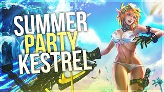 Vainglory | Summer Party KESTREL Skin Gameplay! WP Kestrel Lane (Update 1.21)