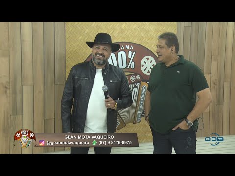 Gean Mota Vaqueiro dá entrevista e se apresenta no Programa 100% Forró