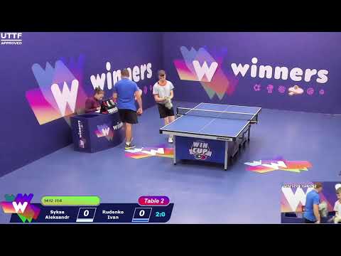 WINners CUP table 2  16.11 Syksa Aleksandr - Rudenko Ivan  15:30