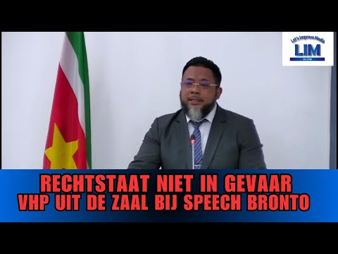 BT DONDERDAG 5 FEB 2026 || RECHTSTAAT NIET IN GEVAAR. VHP UIT DE ZAAL BIJ SPEECH BRONTO.
