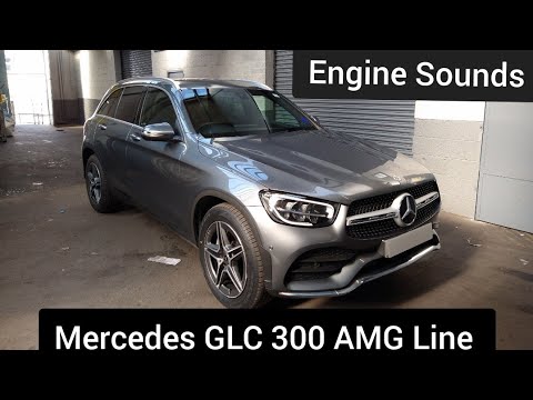 Engine Sounds 2021 Mercedes GLC 300 AMG Line Petrol Engine Start Up and Sound