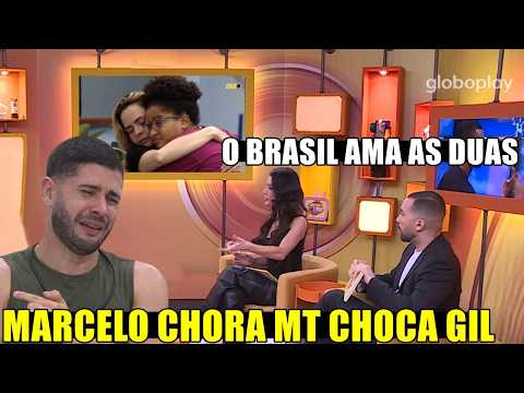 BATE PAPO: MARCELO DESCOBRE Q ANA PAULA É FAVORITA FICA CHOCADO CAI NO CHORO