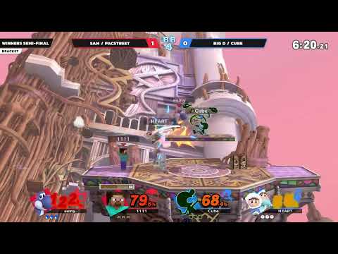 Border Brawl 4 - Sam + pacstreet Vs. Big D + Cube - Winners Semis - SSBU Doubles