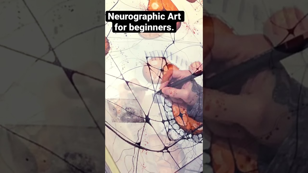Neuro Art for beginners #neurographicart #neurographics #abstractpainting