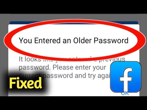 How To Open My Fb With Old Password