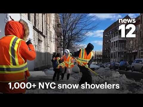 More than 1,000 emergency snow shovelers sign up across New York City | News 12