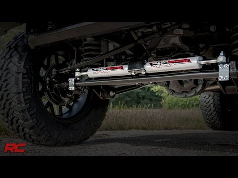 2007-2017 Jeep Wrangler 2.2 Dual Steering Stabilizer by Rough Country