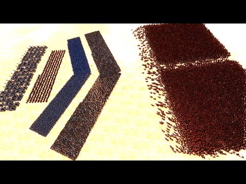 Medieval Army vs 10k Spartans - Ultimate Epic Battle Simulator UEBS