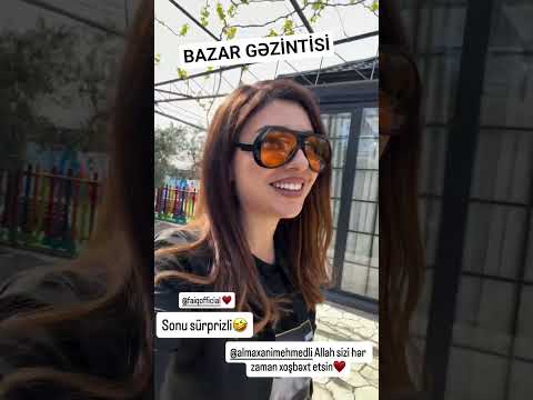 GUNAY ÇƏKİLİŞ ZAMANI ALMAXANIMLA RASTLAŞDI❤️ #shorts