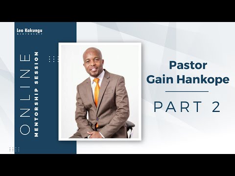 Worship Leaders mentorship session with Pastor Gain Hankope (Part 2)