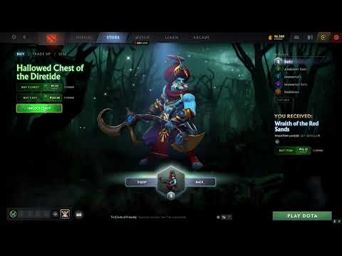 I TRIED OPENING 30 DIRETIDE CHESTS THE PAST 2 WEEKS + TIER 2 TRADEUPS | DOTA 2