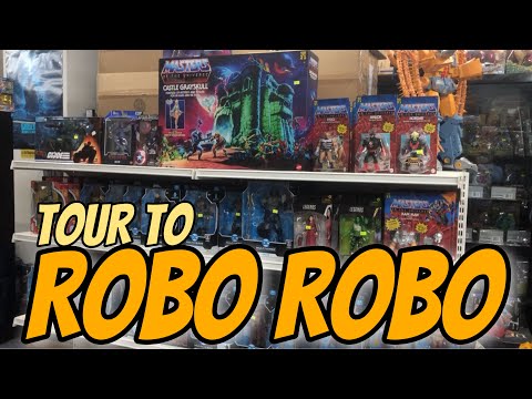 Tour à loja de brinquedos Robo Robo em The Adelphi, Cingapura