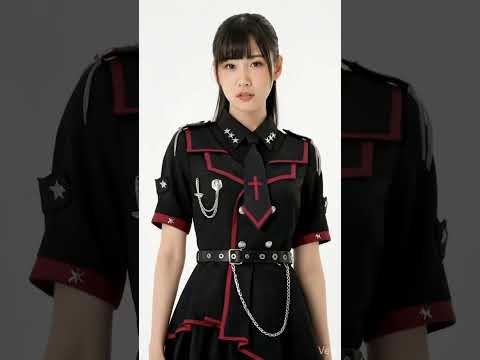 紅黑哥德軍裝風制服