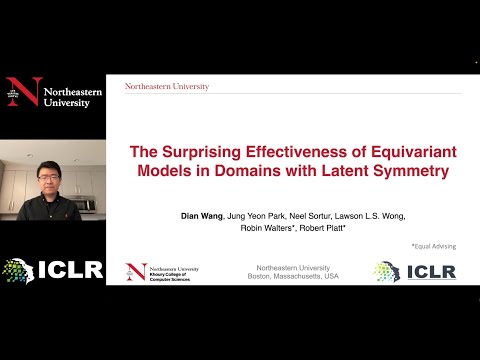 The Surprising Effectiveness of Equivariant Models in Domains with Latent Symmetry - 10min Talk