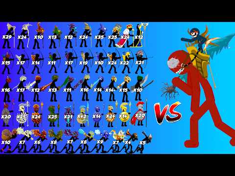 Zombie Και Giant X1 VS X9999 - All Stick Figures - Stick War Legacy -  Who Will Win?