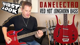 Video thumbnail for Danelectro Red Hot Longhorn Bass Demo | First Look by Premier Guitar