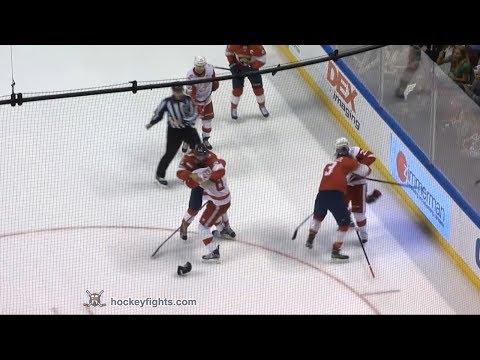Justin Abdelkader vs Aaron Ekblad