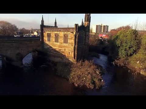 A flight over The Chantry Chapel of St Mary the Virgin, Wakefield,