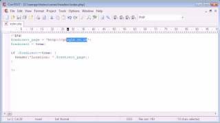 Beginner PHP Tutorial - 63 - Using the Header to Force Page Redirect