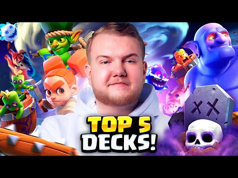 STOP USING OLD DECKS! PLAY THESE TOP 5 META DECKS 😱