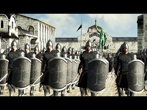 Mordor Vs Gondor | Cinematic Battle | Total War Dawnless Days