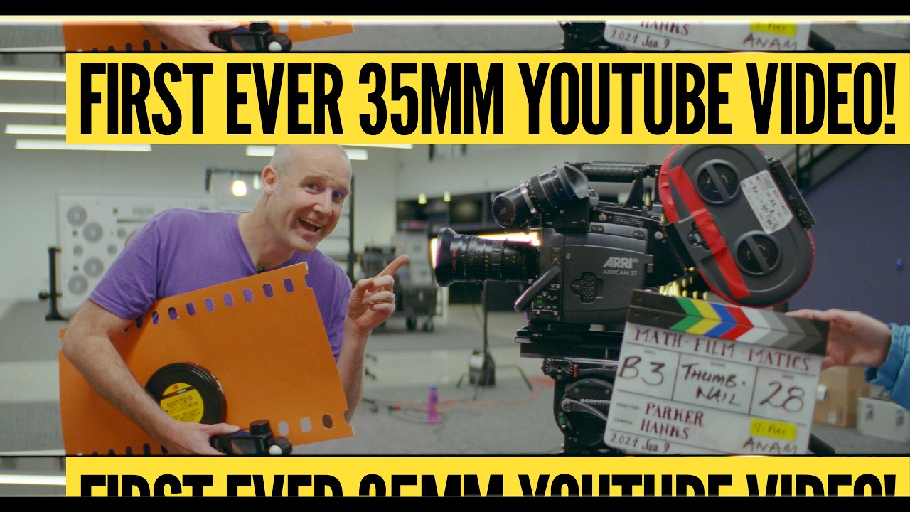 We shot a YouTube video about film formats on 35mm film
