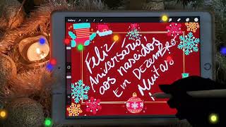 Meu mês é Dezembro! Mensagem de Parabéns especial @chaveroxa-aniversario