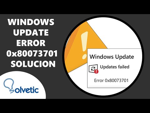 Windows Update Error 0x80073701 ✔️ SOLUCION - Solvetic
