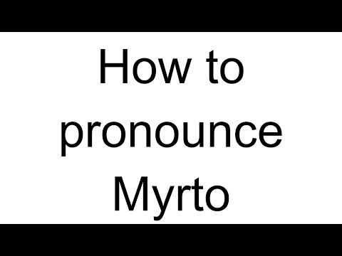 How to Pronounce Myrto (Albanian)