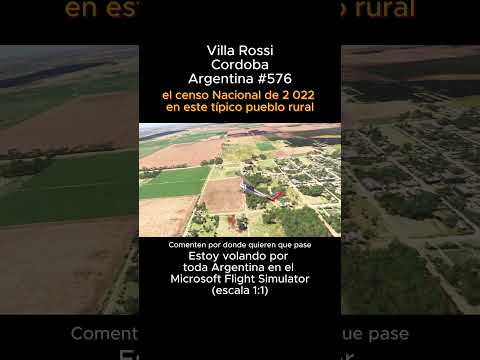 Villa Rossi, Cordoba desde el Microsoft Flight Simulator #villarossi #cordoba #msfs #joaha45