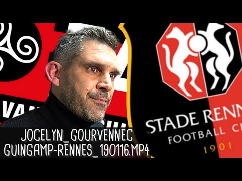 JOCELYN GOURVENNEC RÉAGIT APRÈS GUINGAMP - RENNES (2-1) / Ligue 1 - 16 janvier 2019