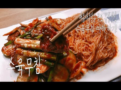 소고기 사태 수육 무침