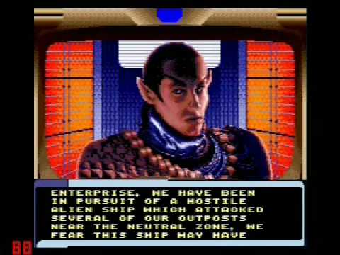 Star Trek : The Next Generation - Echoes from the Past Megadrive