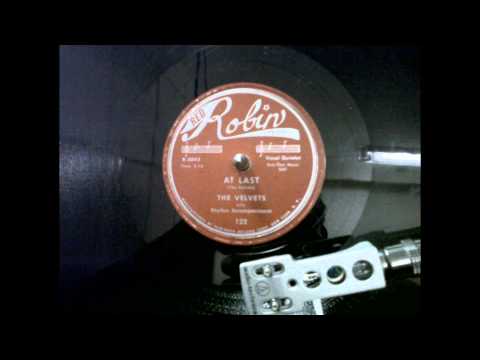 The Velvets "At Last" Red Robin 122 B