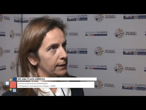 BusinessEurope Day 2018 - Meet our guests: Ana Plaza Arregui