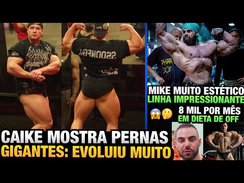 CAIKE ABSURDO: MOSTROU PERNAS GIGANTES + MIKE COM LINHA SURREAL + BRANDÃO REVELA GASTOS COM DIETA