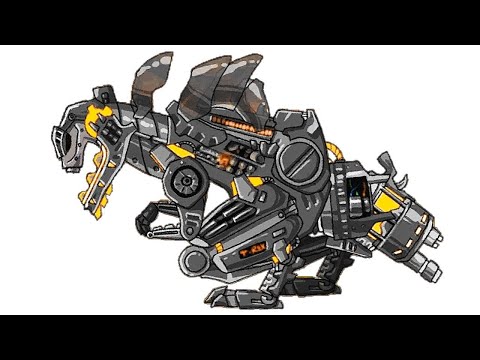 Dino robot terminator tyranno (yellow green)