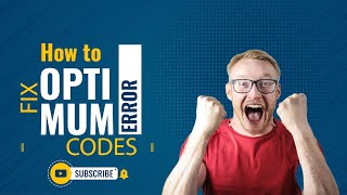 How To Fix Optimum Error Codes Troubleshoot Guide