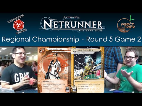 Netrunner - Valencia vs. NEH - Atlanta Regional Championship, June 4th 2016 - Round 5 Game 2