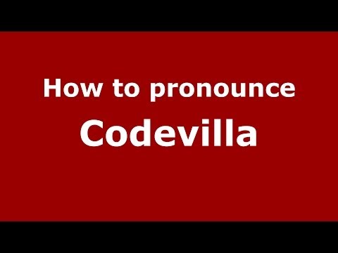 How to pronounce Codevilla (Italian/Italy) - PronounceNames.com