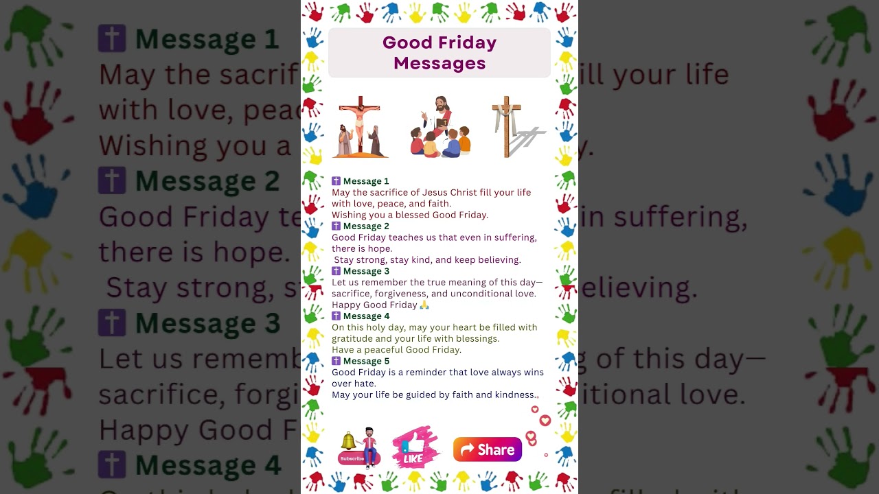 Good Friday Messages 2026 | Good Friday Powerful Sermon | Inspirational Quotes | Jesus Christ's