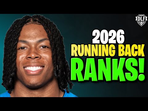 2026 Top-60 Dynasty Running Back Rankings & Tiers! (w/ Rookies!)