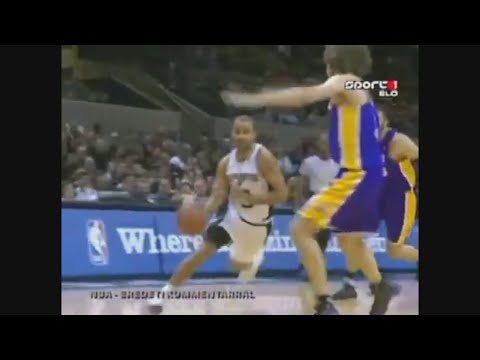 Tony Parker 20 Points 3 Ast Vs. Lakers, 2008-09.
