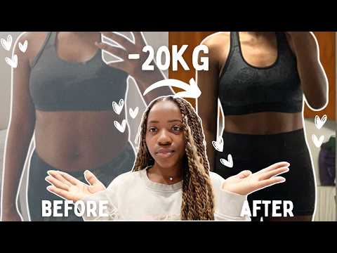 ✨ HOW I LOST 20KG from 75kg to 55kg + realistic tips ✨